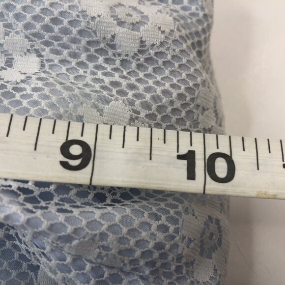 Vintage Wind Up Moving Baby Doll Blue Lace Gown & Hat Pink Bows - Picture 10 of 16